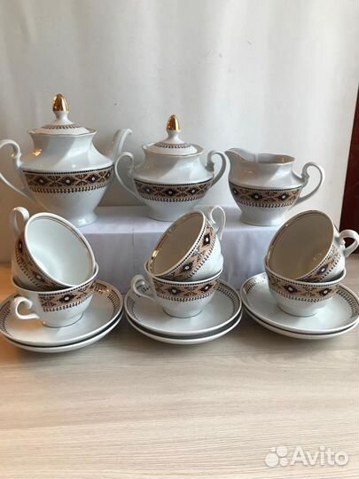 Сервиз чайный RPR Рига СССР 6 персон