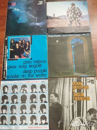 Виниловые пластинки Рок Классика Советская попса