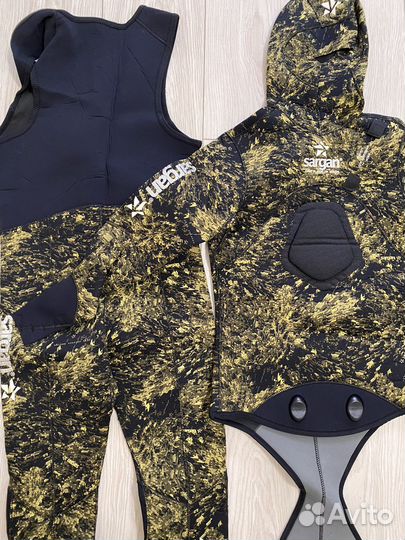 Гидрокостюм + комплект для подводной охоты Sargan
