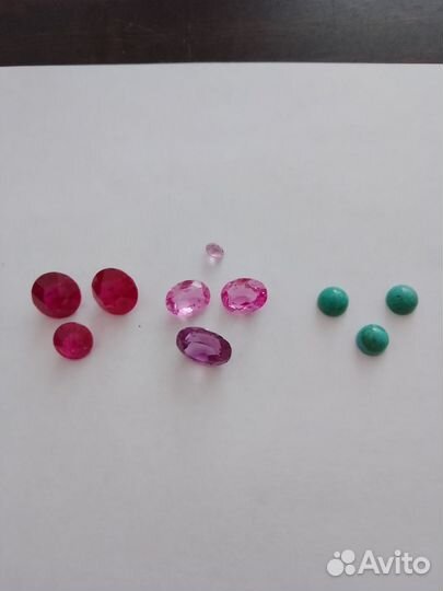 Камни - вставки из украшений СССР