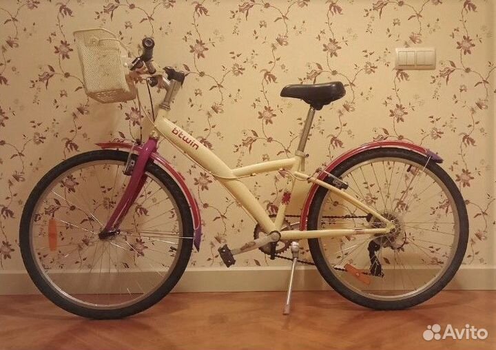 Велосипед подростковый для девочки 20 B'twin