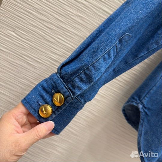 Джинсовая рубашка женская valentino