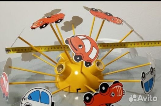 Люстра детская (машинки)