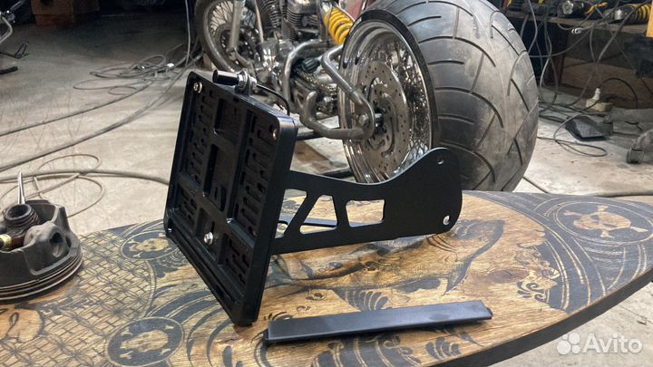 Крепление номера на Harley Davidson Sportster S