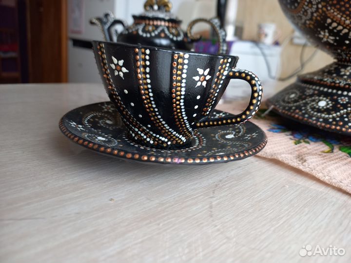 Самовар СССР расписной