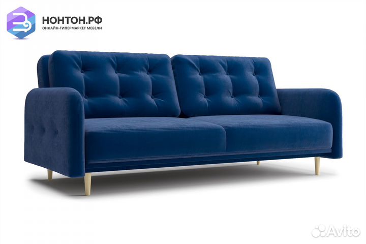 Диван книжка Париж темно-синий