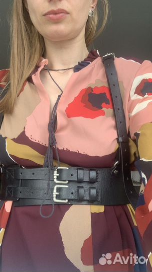 Портупея ручная работа/натуральная кожа