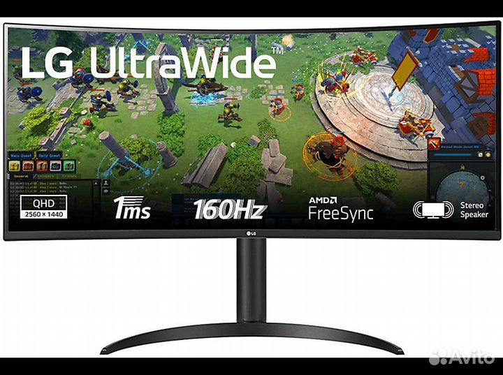 Монитор lg 34wp65c-b