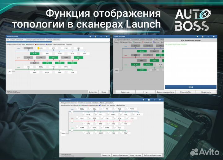 Лаунч Launch x431 HD BOX грузовые + легковые