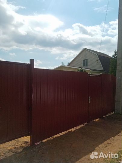 Распашные ворота под ключ