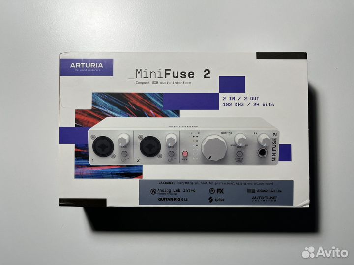 Звуковая карта Arturia Minifuse 2 White новая