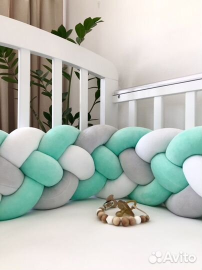 Бортики в детскую кроватку