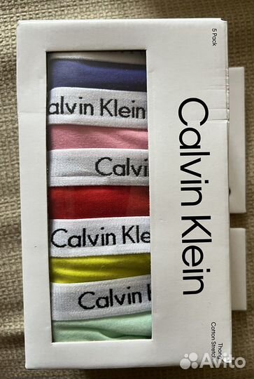 Женские трусики стринги Calvin Klein