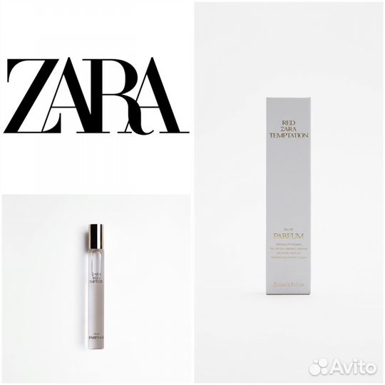 Zara red temptation духи новые в наличии 10 мл