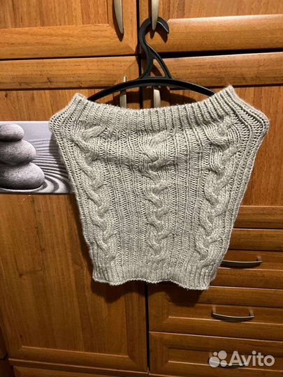 Снуд шерстяной тёплый женский