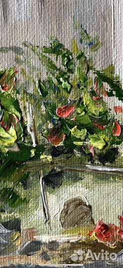 Картина городской пейзаж маслом