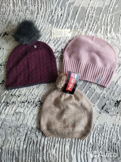 Новые шапочки на девочку