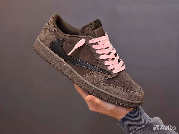 Кроссовки nike travis scott Velvet Brown