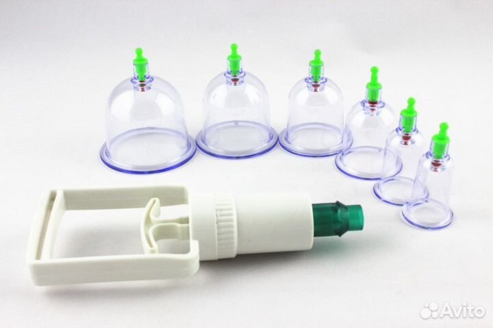 Банки вакуумные массажные хиджама целлюлит 10шт