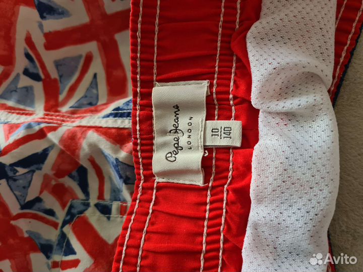 Шорты-плавки pepe jeans и майка-сетка 140р-р