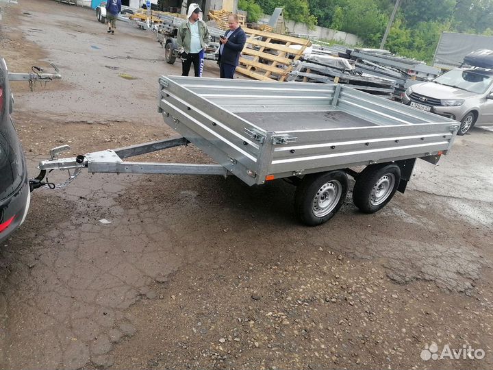 Прицеп легковой 817737.001 с опорным колесом.Арива