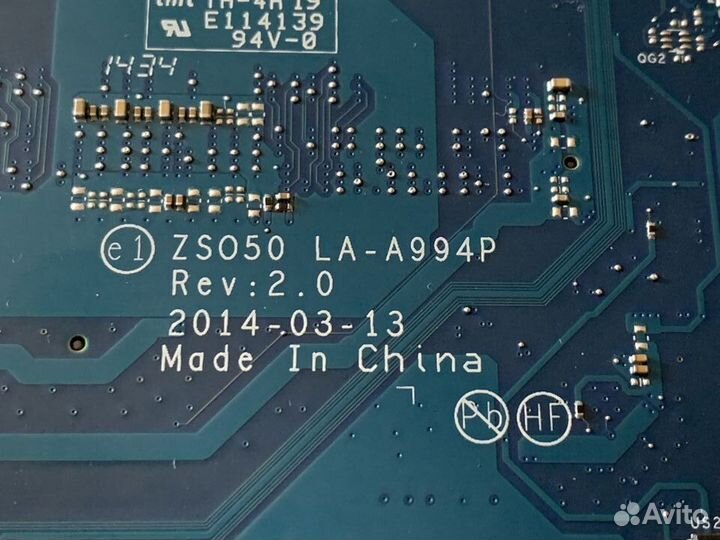 Материнская плата для HP LA-A994P(донор)