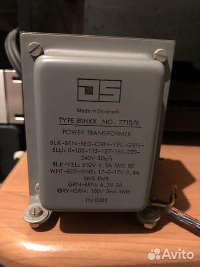 Jensen Анодно Накальный трансформатор 85W