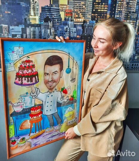 Шаржи с сюжетом. Художник