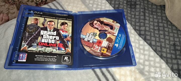 Диск ps4 gta 5