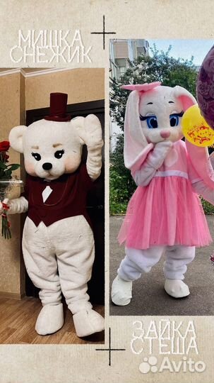 Мишка/Зайка (экспресс поздравление)