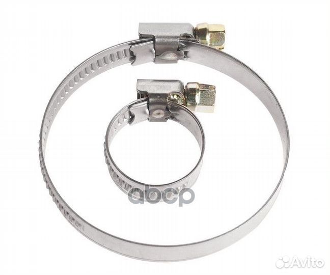 Хомут червячный 40-60мм (нержавеющая сталь) (ши