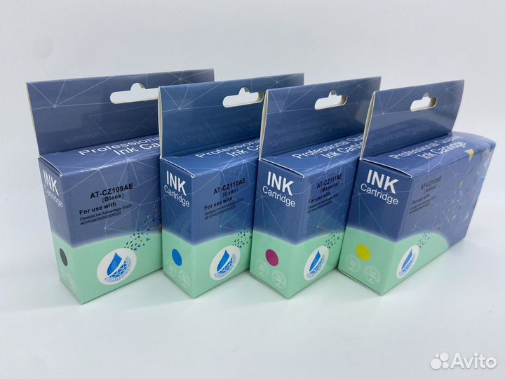 Набор картриджей для HP 655 (комплект 4 шт.)