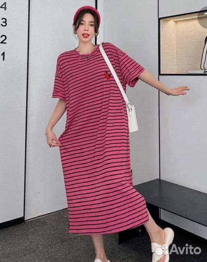Платье трикотажное новое 48-50