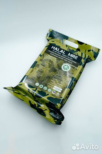 Сухпаек Халяль Mre Halal меню 1 4700 ккал 2.1 кг