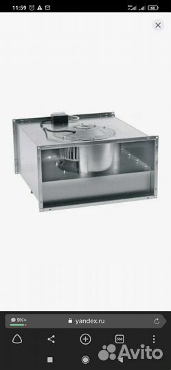 Вентилятор прямоугольный Ostberg RK 600X300 F3