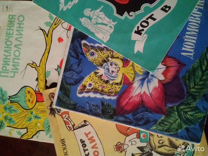 Сказки и песенки для малышей на грампластинках