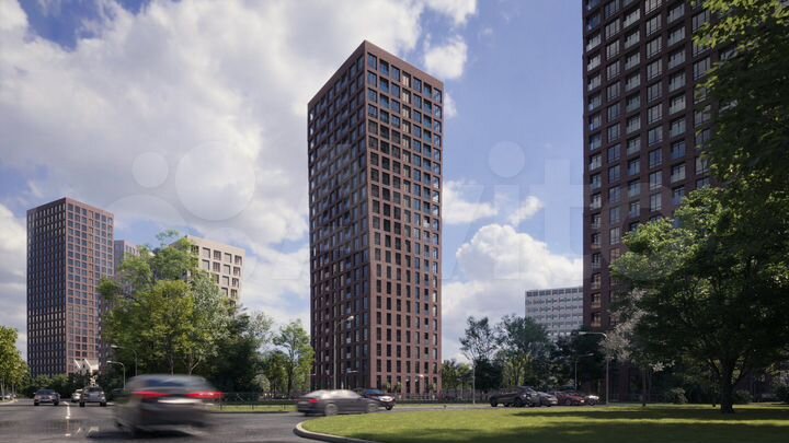 2-к. квартира, 46,6 м², 7/25 эт.