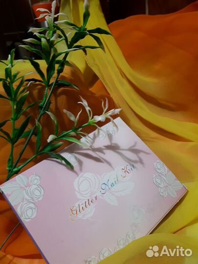 Набор Бульонок (для ногтей) Цветные, 12 шт. Новый