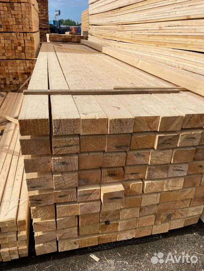 Брус обрезной 100х150х6000мм от производителя