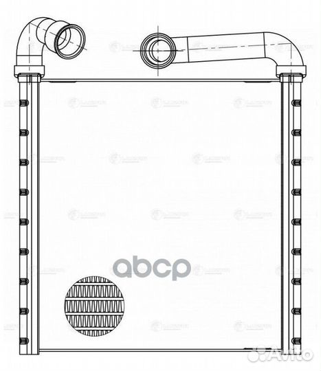 Радиатор отопителя VAG A3/golf/octavia 1.2T-1.8