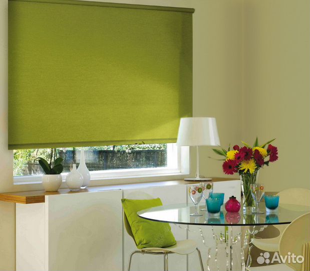 Рулонные шторы на Кухню