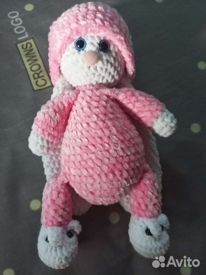 Плюшевый зайчик и мишка