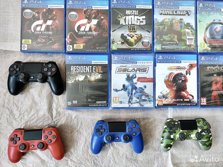 PlayStation VR и PS Move Диски С Играми