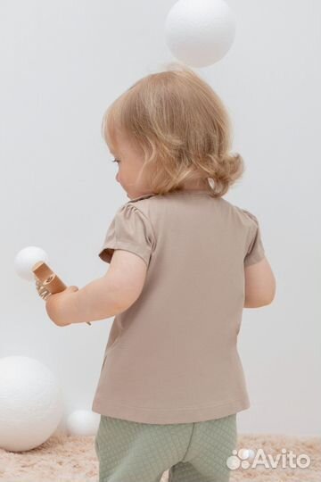 Футболка для девочки Crockid кр 302260 темно (68)