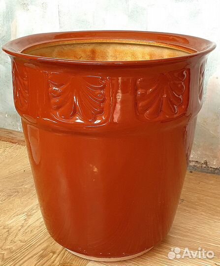 Цветочный горшок большой керамический