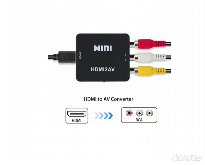 Адаптер аудио-видео hdmi f) 3RCA f 5-984B