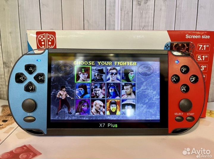Портативная игровая консоль X7 Plus
