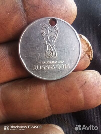 Монета 25 рублей чм 2018