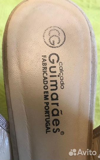 Босоножки из Португалии на пробковой платформе