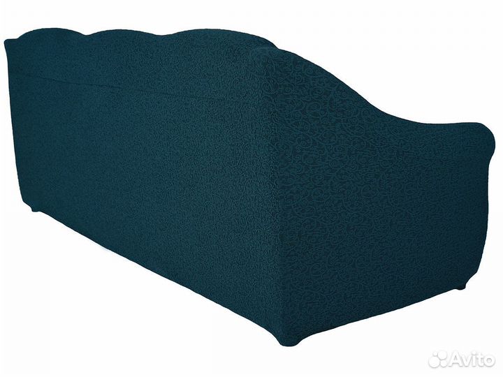Чехол на диван с подлокотниками, цвет Изумрудный